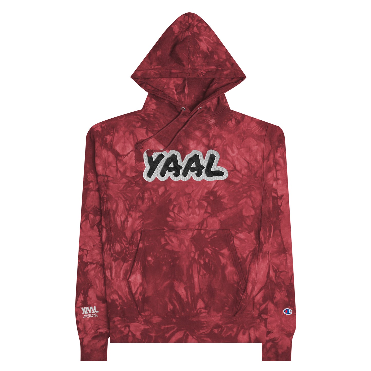 YAAL x Champion Collab tie-dye Hoodie