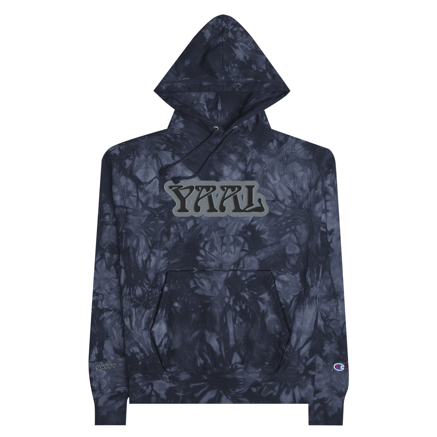 YAAL x Champion Collab tie-dye Hoodie